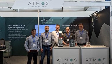 Atmos’ aviation team at the inter airport 2023 event